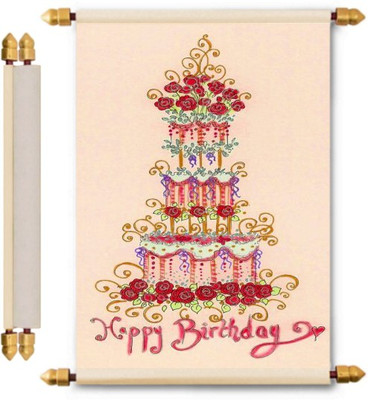 

Lolprint Birthday Scroll Greeting Card(Multicolor, Pack of 1)