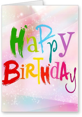 

Lolprint Happy Birthday Balloons Greeting Card(Multicolor, Pack of 1)