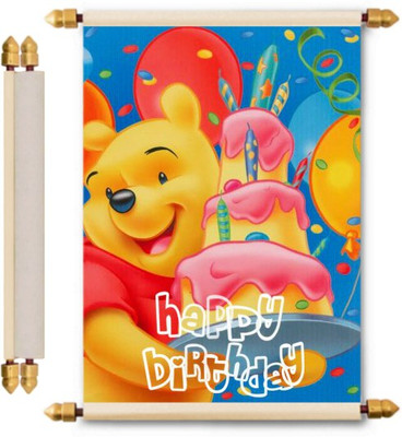 

Lolprint Birthday Scroll Greeting Card(Multicolor, Pack of 1)