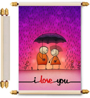 

Lolprint Love Scroll Greeting Card(Multicolor, Pack of 1)