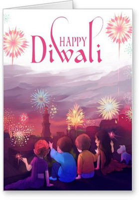 

Lolprint Diwali Greeting Card(Multicolor, Pack of 1)