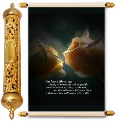 

Lolprint Gold Love Scroll Greeting Card(Multicolor, Pack of 1)