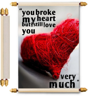 

Lolprint Love Scroll Greeting Card(Multicolor, Pack of 1)
