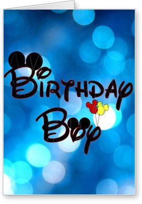 

Lolprint Birthday Boy Greeting Card(Multicolor, Pack of 1)