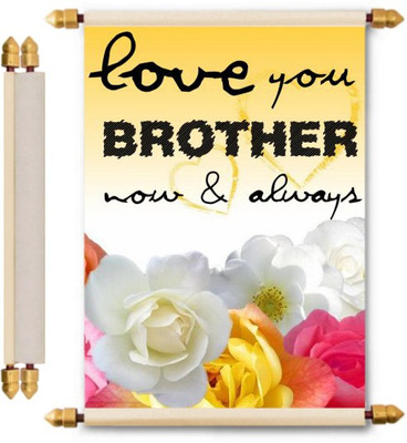 

Lolprint Rakhi Gifts Scroll Greeting Card(Multicolor, Pack of 1)