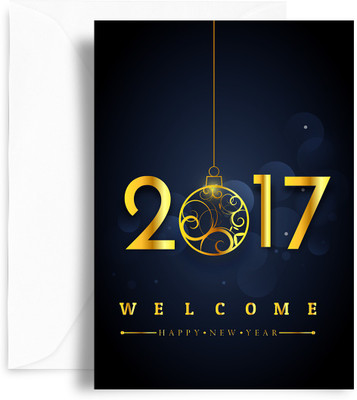 

Kaarti Happy New Year Greeting Card(Multicolor, Pack of 1)