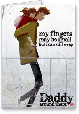 

Lolprint Daddy Fathers Day Greeting Card(Multicolor, Pack of 1)