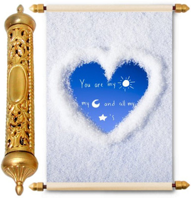 

Lolprint Gold Love Scroll Greeting Card(Multicolor, Pack of 1)