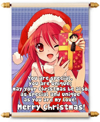 

Lolprint Special Christmas Scroll Greeting Card(Multicolor, Pack of 1)
