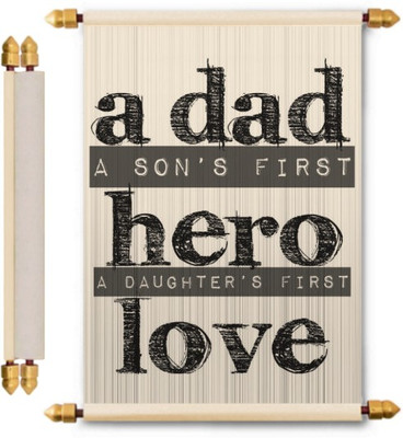 

Lolprint Fathers Day Scroll Greeting Card(Multicolor, Pack of 1)