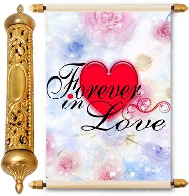 

Lolprint Gold Love Scroll Greeting Card(Multicolor, Pack of 1)