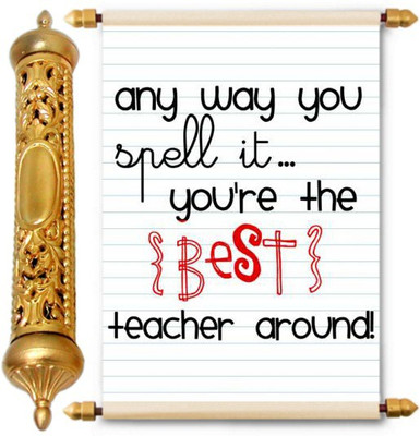 

Lolprint Gold Teachers Day Gift Scroll Greeting Card(Multicolor, Pack of 1)