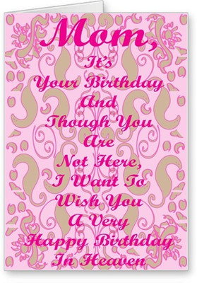 

Lolprint Mom'S Birthday Greeting Card(Multicolor, Pack of 1)