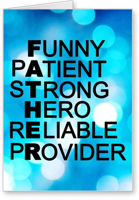 

Lolprint Fathers Day Greeting Card(Multicolor, Pack of 1)