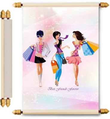 

Lolprint Friendship Gifts Scroll Greeting Card(Multicolor, Pack of 1)
