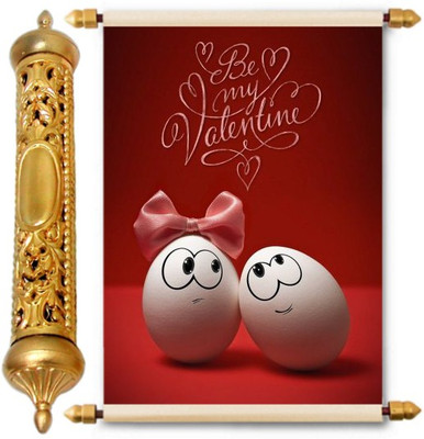 

Lolprint Gold Love Scroll Greeting Card(Multicolor, Pack of 1)