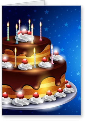 

Lolprint Birthday Cake Greeting Card(Multicolor, Pack of 1)