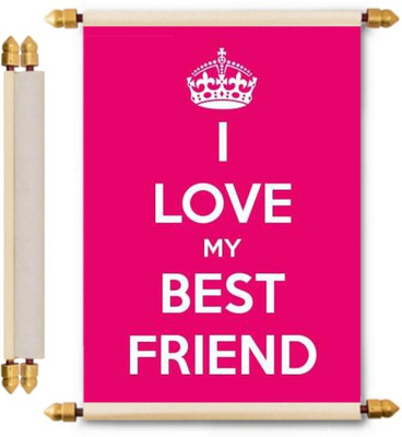 

Lolprint Friendship Gifts Scroll Greeting Card(Multicolor, Pack of 1)