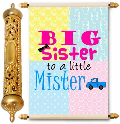 

Lolprint Gold Rakhi Gift Scroll Greeting Card(Multicolor, Pack of 1)