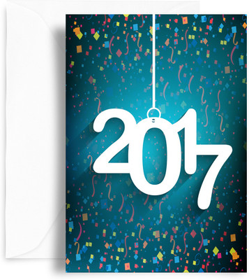 

Kaarti Happy New Year Greeting Card(Multicolor, Pack of 1)