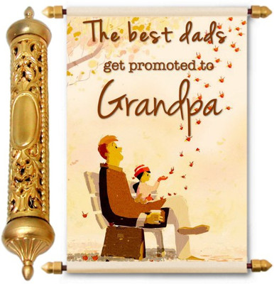 

Lolprint Gold Fathers Day Gift Scroll Greeting Card(Multicolor, Pack of 1)