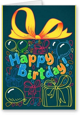 

Lolprint Happy Birthday Greeting Card(Multicolor, Pack of 1)