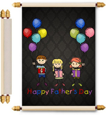 

Lolprint Fathers Day Scroll Greeting Card(Multicolor, Pack of 1)