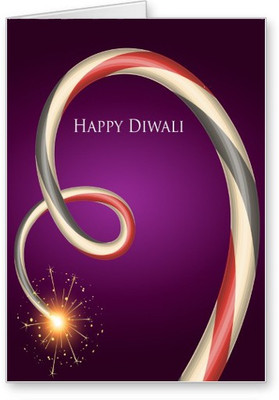 

Lolprint Diwali Greeting Card(Multicolor, Pack of 1)