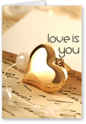 

Lolprint Love is You Greeting Card(Multicolor, Pack of 1)