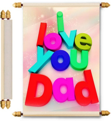 

Lolprint Fathers Day Scroll Greeting Card(Multicolor, Pack of 1)