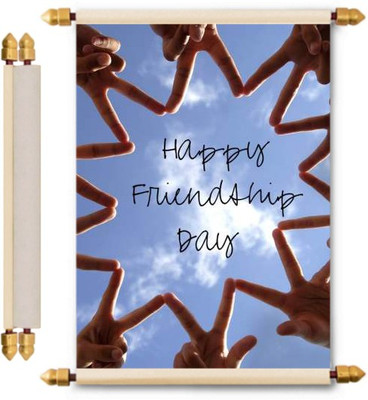 

Lolprint Friendship Gifts Scroll Greeting Card(Multicolor, Pack of 1)