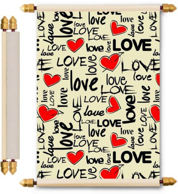 

Lolprint Love Scroll Greeting Card(Multicolor, Pack of 1)