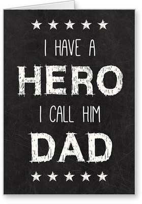 

Lolprint Hero DAD Fathers Day Greeting Card(Black, White, Pack of 1)