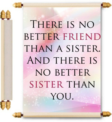 

Lolprint Rakhi Gifts Scroll Greeting Card(Multicolor, Pack of 1)