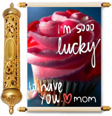 

Lolprint Gold Mothers Day Gift Scroll Greeting Card(Multicolor, Pack of 1)