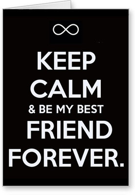 

Lolprint Keep Calm Friendship Day Greeting Card(Multicolor, Pack of 1)