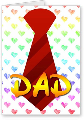 

Lolprint Fathers Day Gift for DAD Greeting Card(Multicolor, Pack of 1)