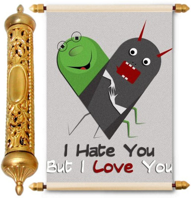 

Lolprint Gold Love Scroll Greeting Card(Multicolor, Pack of 1)