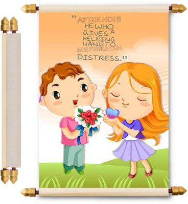 

Lolprint Friendship Gifts Scroll Greeting Card(Multicolor, Pack of 1)