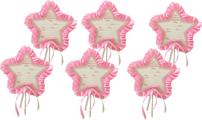 

Crack of Dawn Crafts Invitation Card(Pink, Pack of 6)