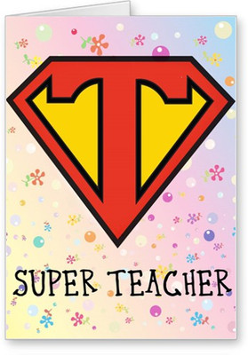 

Lolprint Super Teacher Greeting Card(Multicolor, Pack of 1)