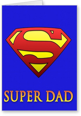 

Lolprint Super DAD Fathers Day Greeting Card(Multicolor, Pack of 1)
