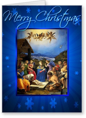 

Lolprint Merry Christmas Greeting Card(Multicolor, Pack of 1)