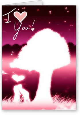 

Lolprint Shadow Love Greeting Card(Multicolor, Pack of 1)