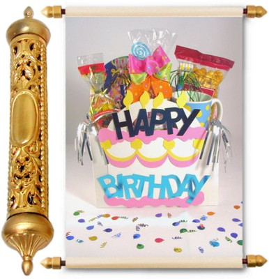 

Lolprint Gold Birthday Gift Scroll Greeting Card(Multicolor, Pack of 1)