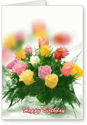 

Lolprint Happy Birthday Greeting Card(Multicolor, Pack of 1)