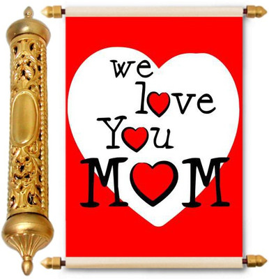 

Lolprint Gold Mothers Day Gift Scroll Greeting Card(Multicolor, Pack of 1)