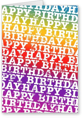 

Lolprint Happy Birthday Greeting Card(Multicolor, Pack of 1)