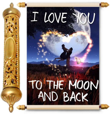 

Lolprint Gold Anniversary Gift Scroll Greeting Card(Multicolor, Pack of 1)
