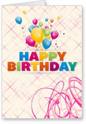 

Lolprint Happy Birthday Greeting Card(Multicolor, Pack of 1)